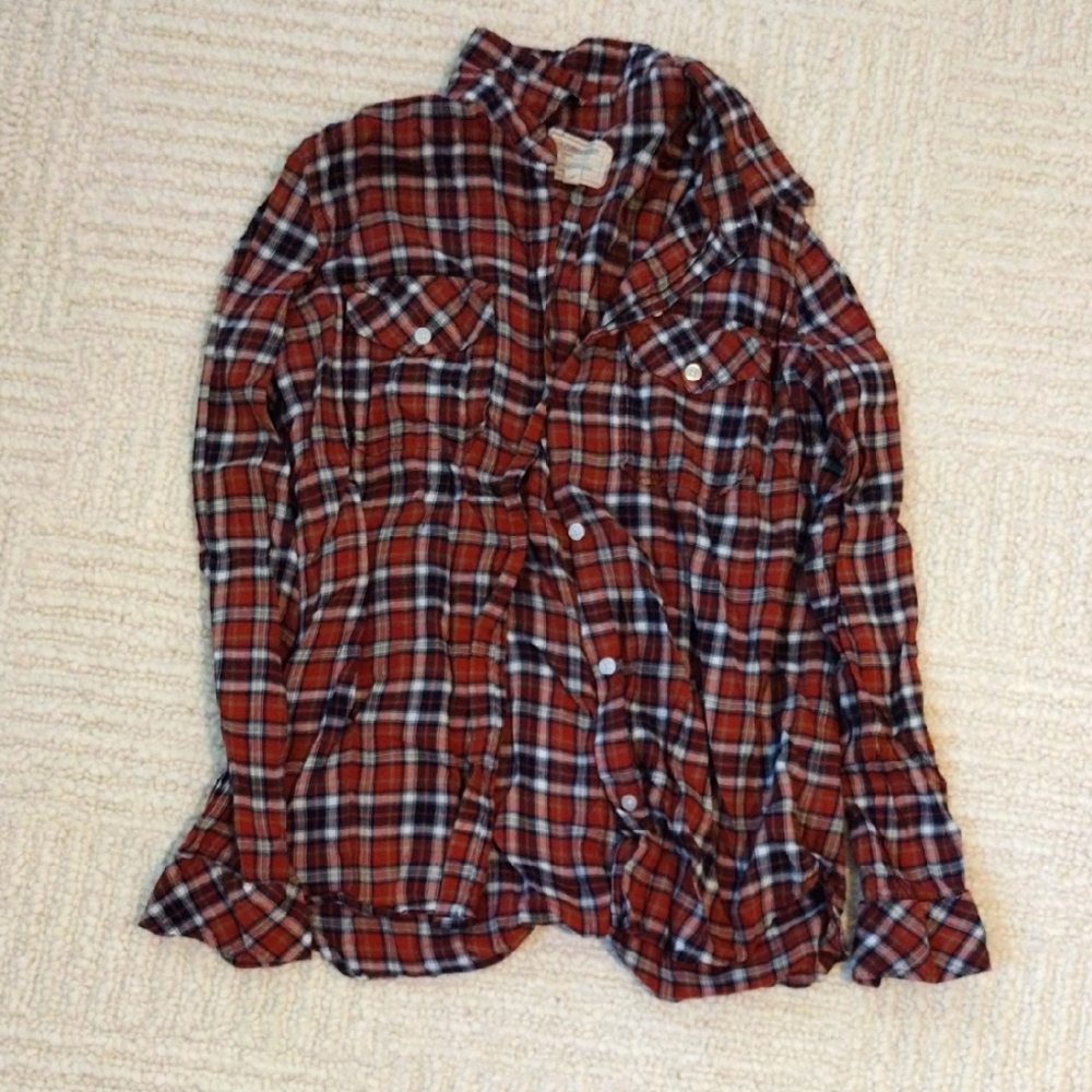 Current/Elliott Multicolor Plaid Shirt